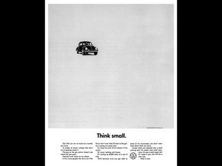 Volkswagen's classic 1959 ad showed how to get self-deprecation right