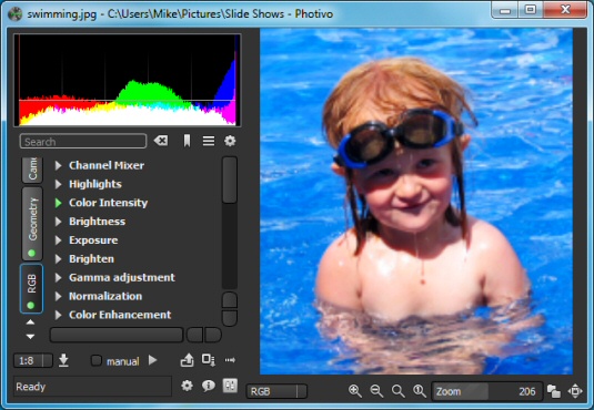 Free photo editing tools: Photivo