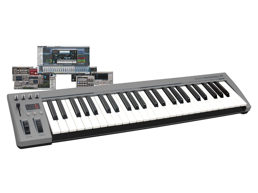 Masterkey 49: a simple 4-octave MIDI controller.