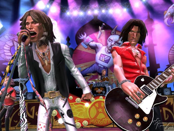 Aerosmith in Guitar Hero - they look just like the real cartoons to us.