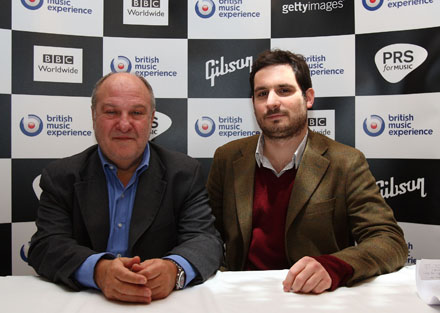 Harvey Goldsmith CBE and curator Paul Lilley