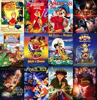 Some of the classic Don Bluth animations of yesteryear