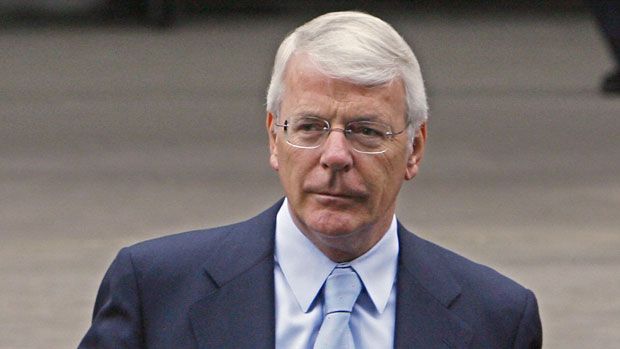 Former British Prime Minister John Major