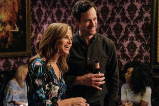 Andrea Savage and Tom Everett Scott in I'm Sorry