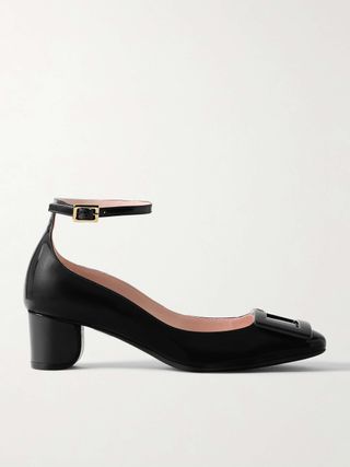 45 Buckled Patent-Leather Pumps