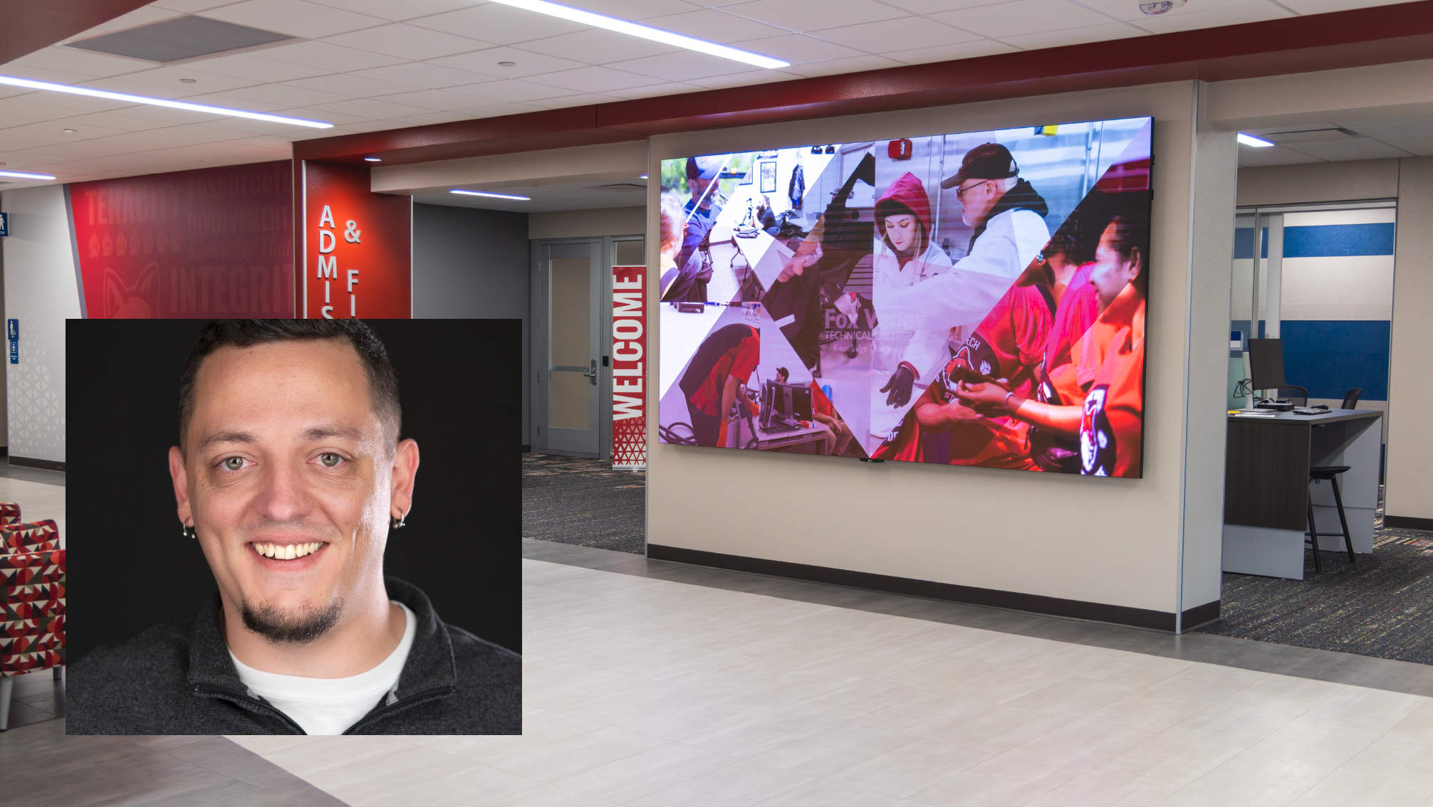 Brandon Landwehr, AV services manager