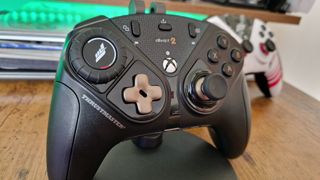 Thrustmaster eSwap X 2 with the XR model's driving wheel module