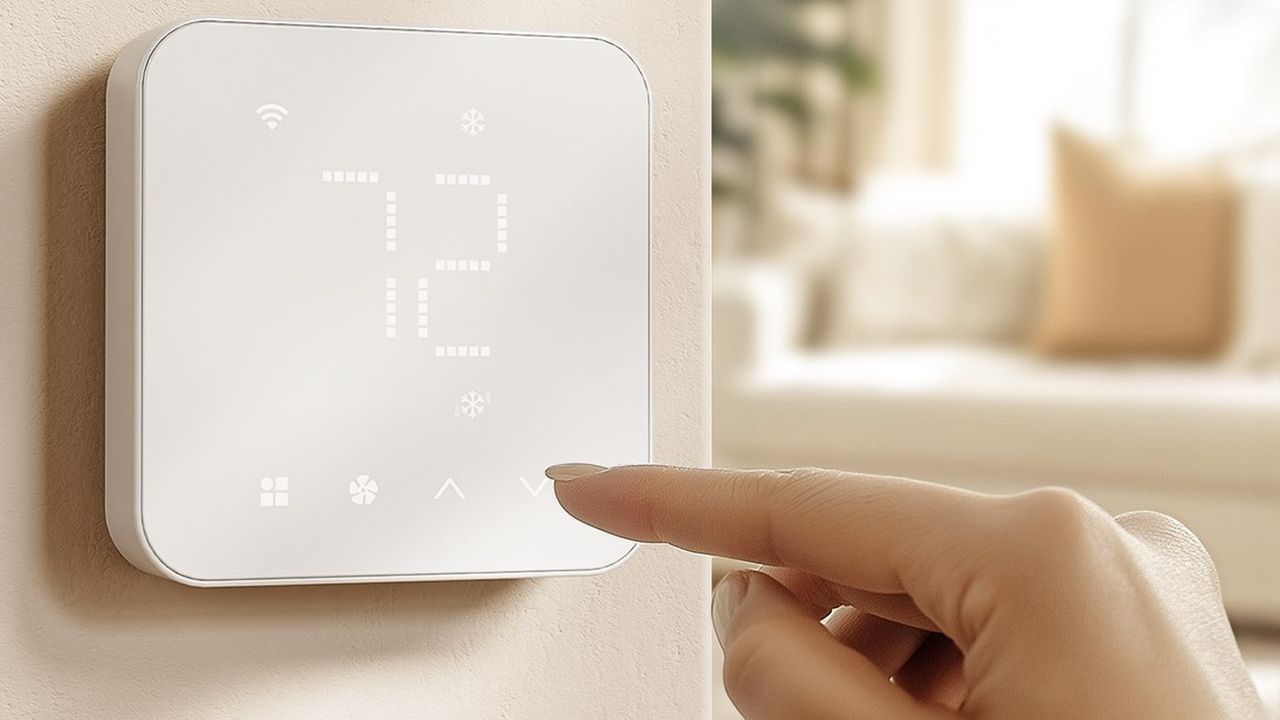 Matter-compatible smart thermostat