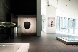 glass exhibition interior