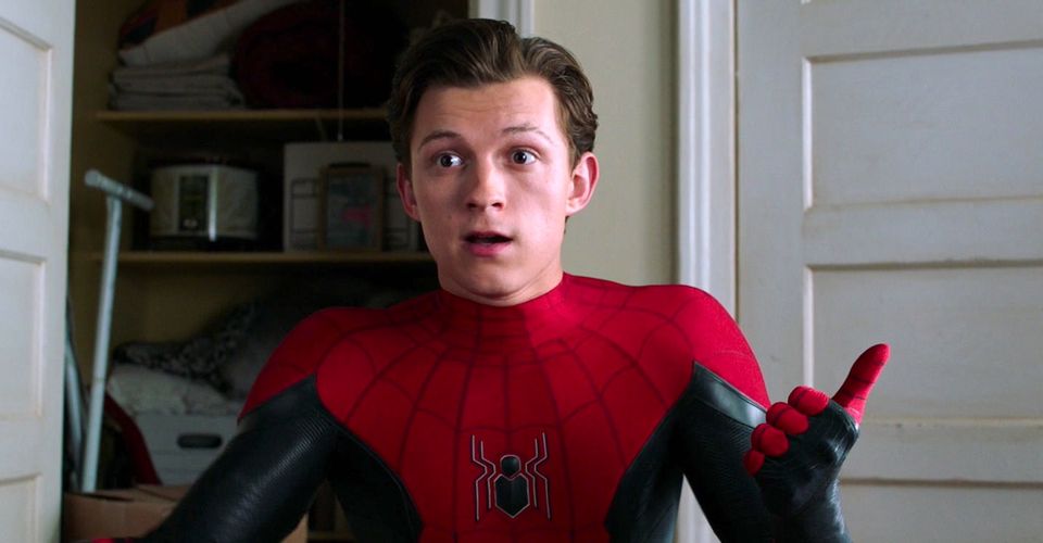 7. "Mr. Stark, it smells like a new car in here." Tom Holland