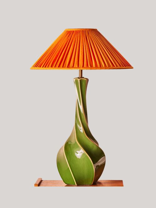 Twistle Table Lamp in Green