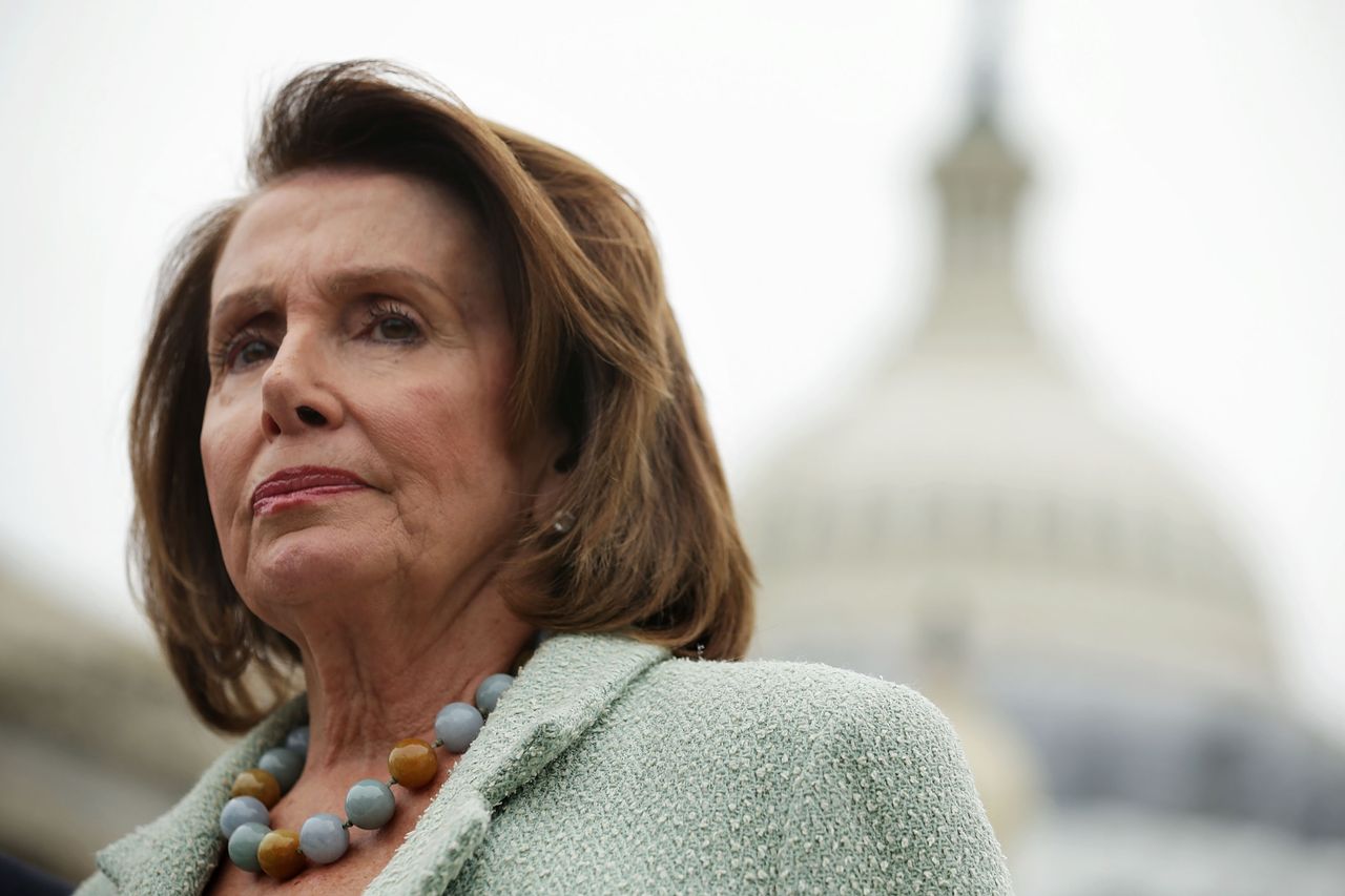 Nancy Pelosi on Capitol Hill