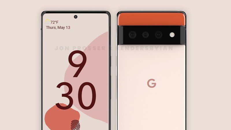 Google Pixel 6 Pro Front Back Leak