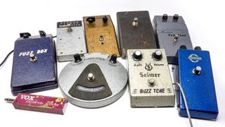 Various mid '60s fuzz pedals