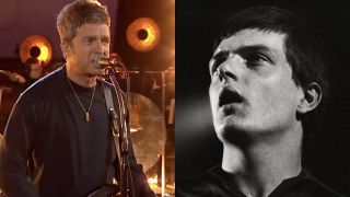 Noel Gallagher and Ian Curtis