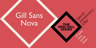 Gill Sans Nova typeface