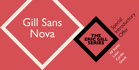 Gill Sans Nova typeface