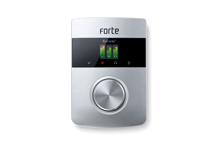 Focusrite's new interface: recording and playing back audio is its forte. Scroll through for more photos...