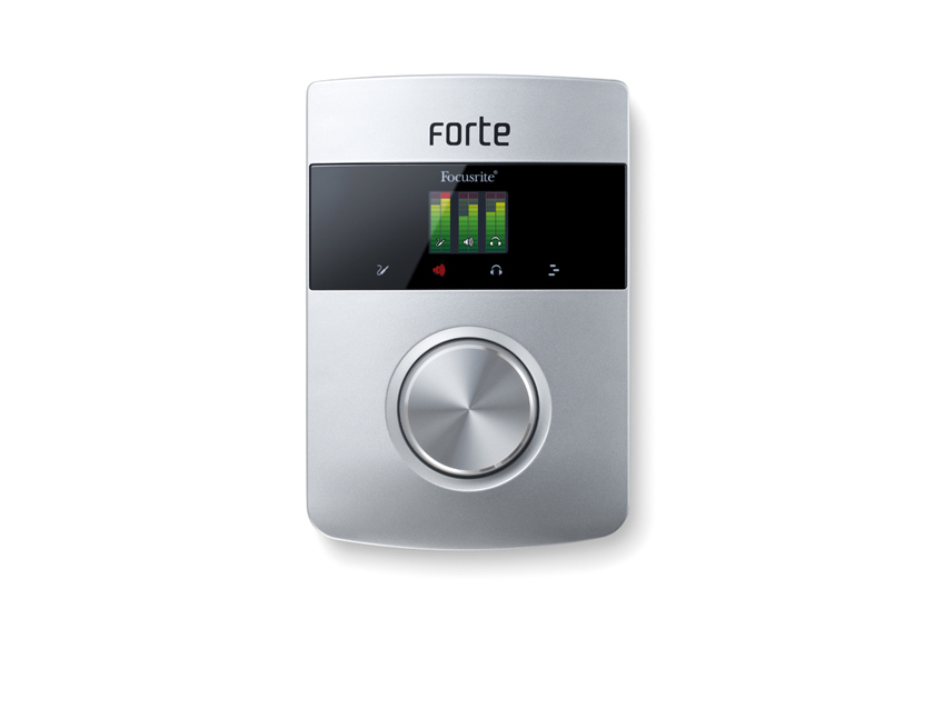 Focusrite's new interface: recording and playing back audio is its forte. Scroll through for more photos...
