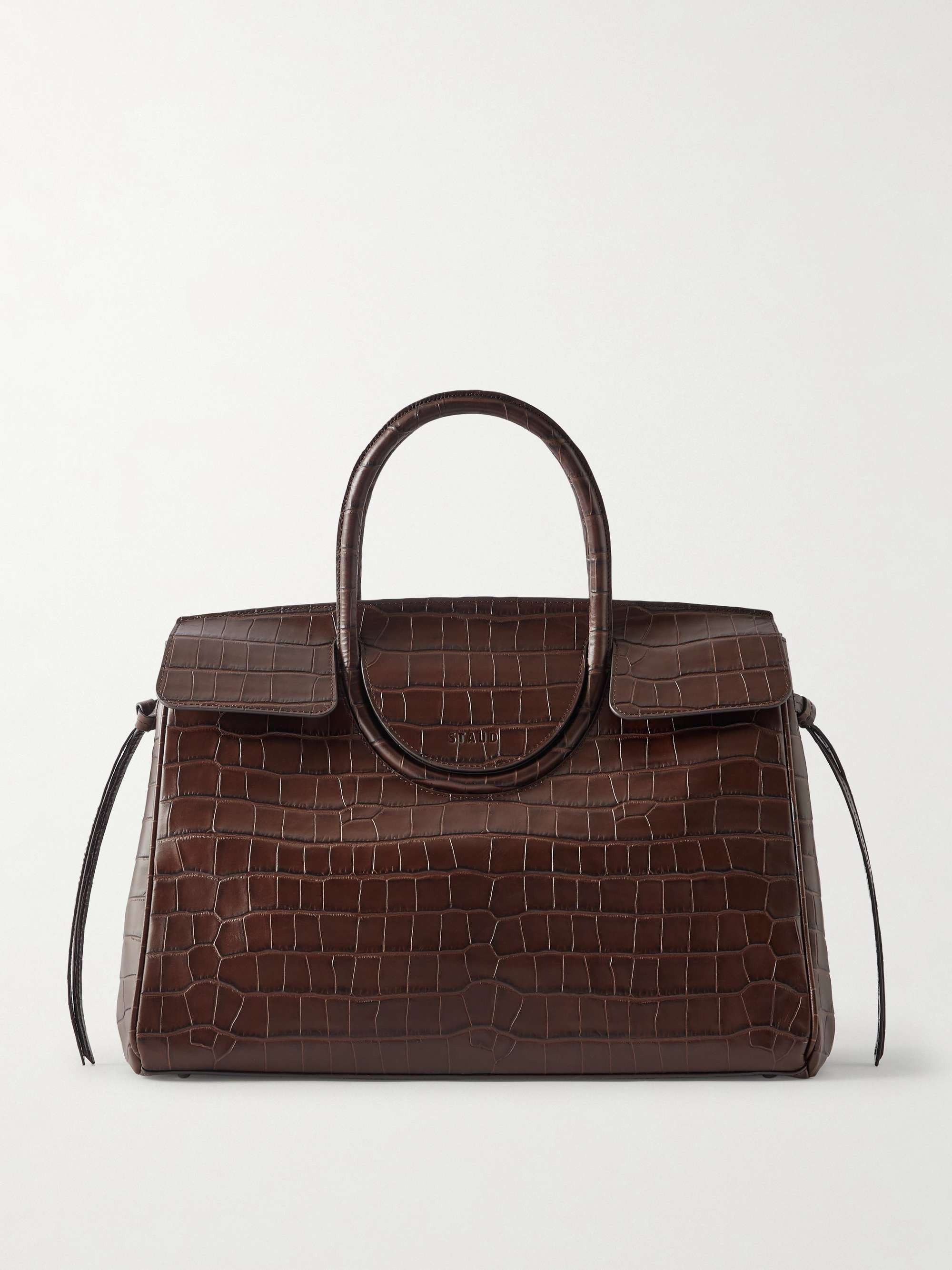 Staud, Maude Croc-Effect Tote