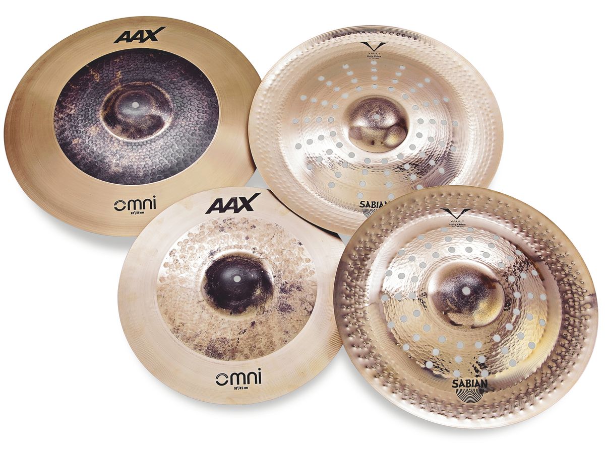 Chad Smith helped design the Holy Chinas while JoJo Mayer worked on a new OMNI crash rider type of cymbal at the same time.