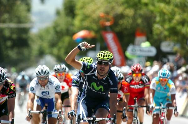 Francisco Ventoso (Movistar) sprints to victory