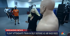 Flight attendant self-defense