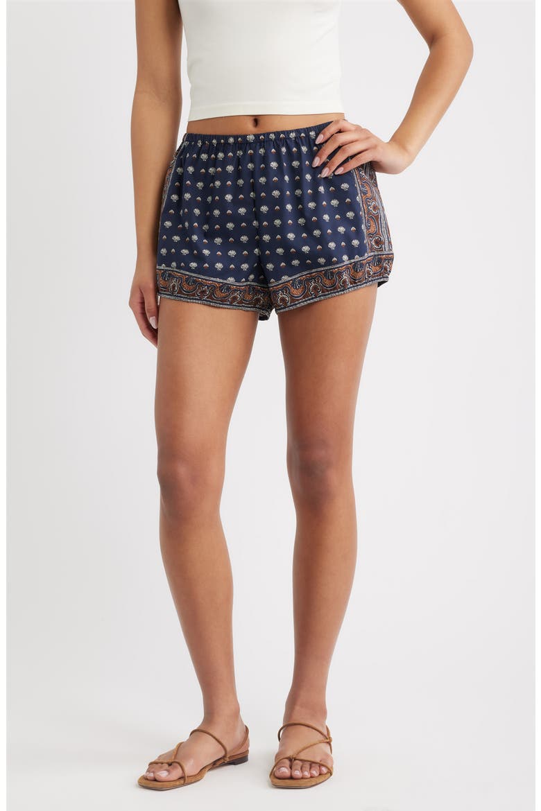 Vienna Print Cotton Shorts
