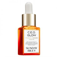 Sunday Riley C.E.O Glow Vitamin E + Turmeric Face Oil | £34In need of some serious glow after a bad night's sleep? This serum uses a complexion-boosting complex of ginger, golden turmeric and vitamin C to help you fake a full 8-hours.