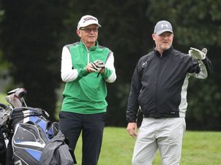 American Golf Senior championship winners Ian Hendry and Martin Leo