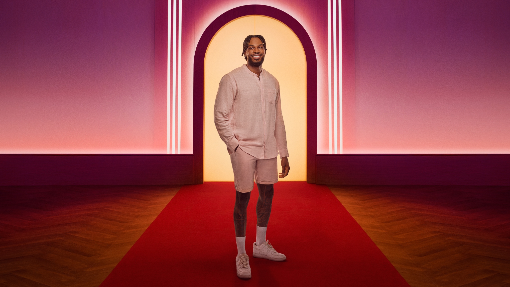 Love is Blind UK S2 contestant Patrick promotional pic