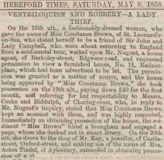 Hereford Times robbery story
