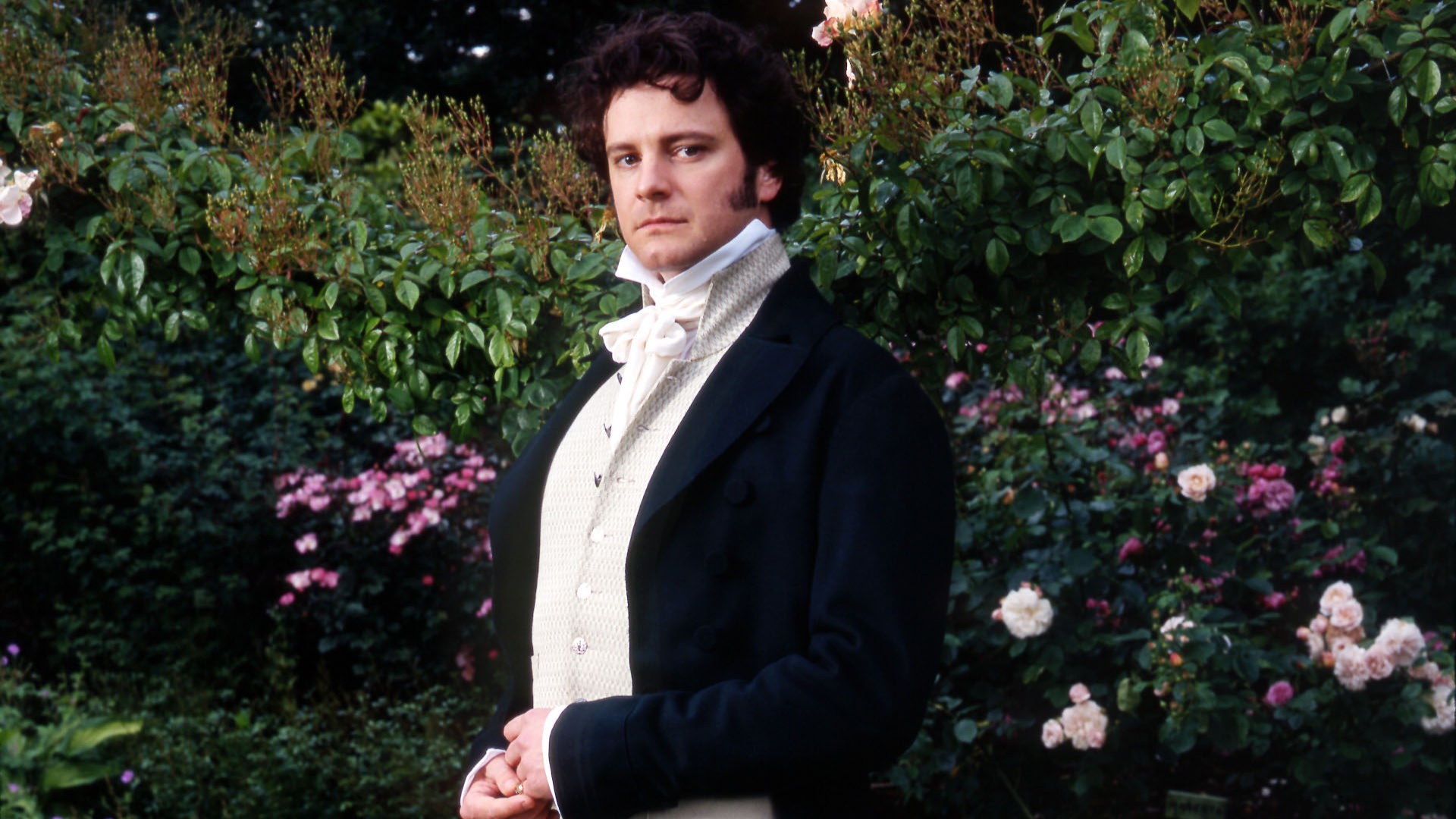 Colin Firth as Mr Darcy in the 1995 BBC adaptation of Pride and Prejudice