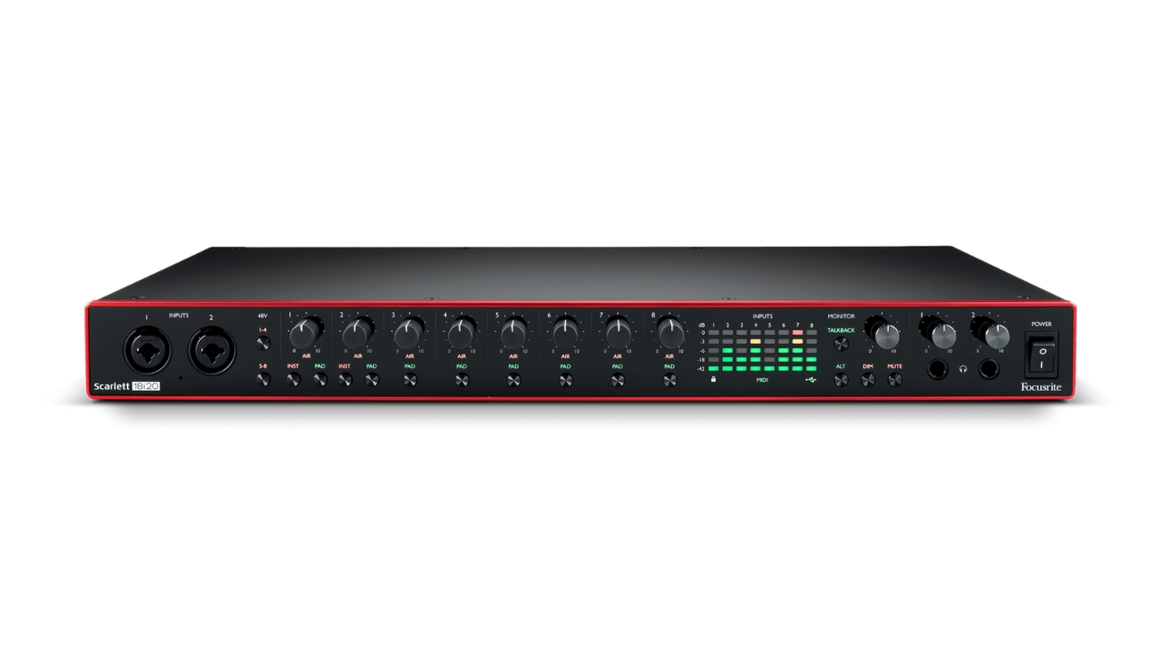 Best Focusrite audio interfaces: Focusrite Scarlett 18i20