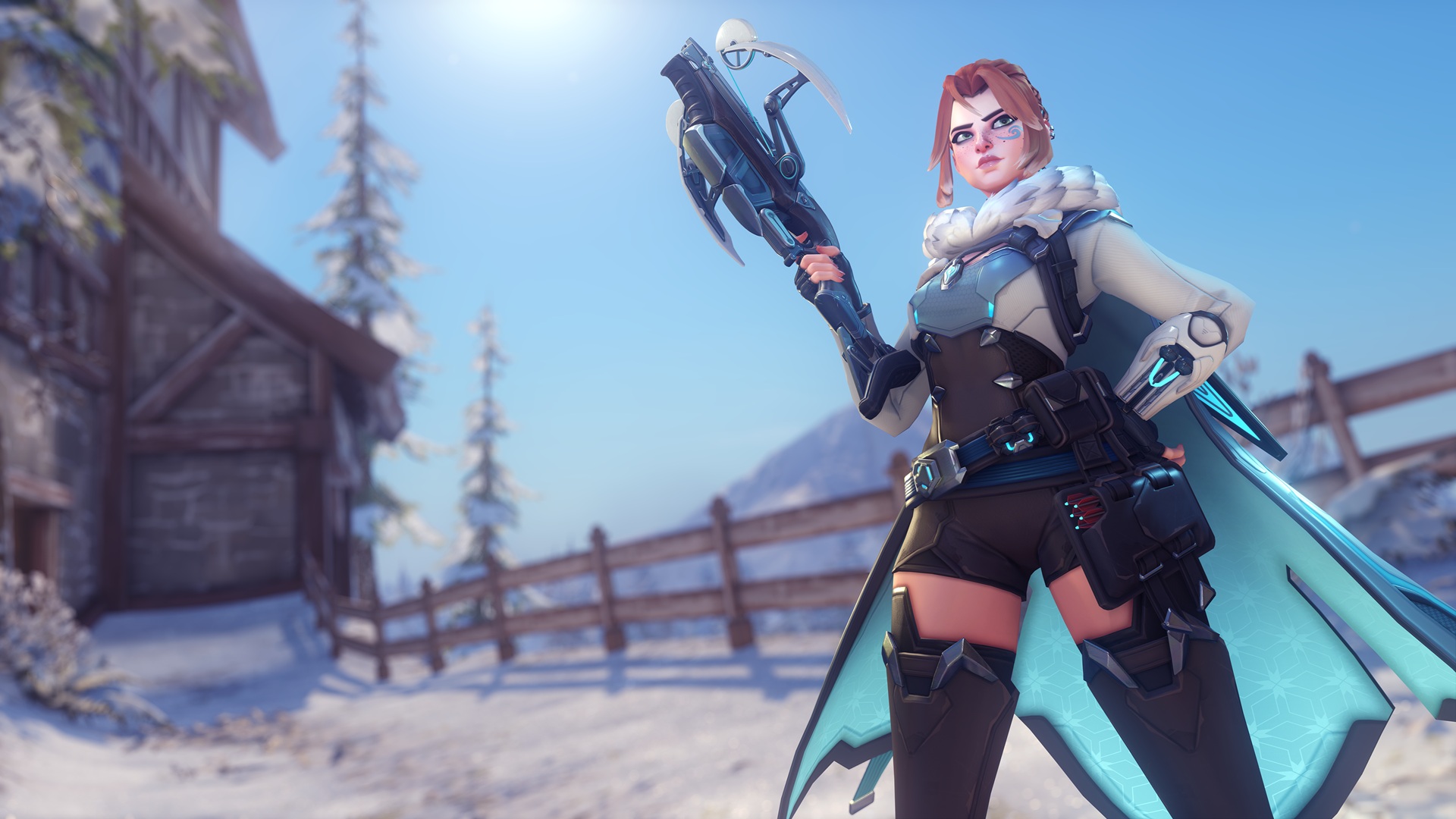 Freja and her crossbow in Overwatch 2