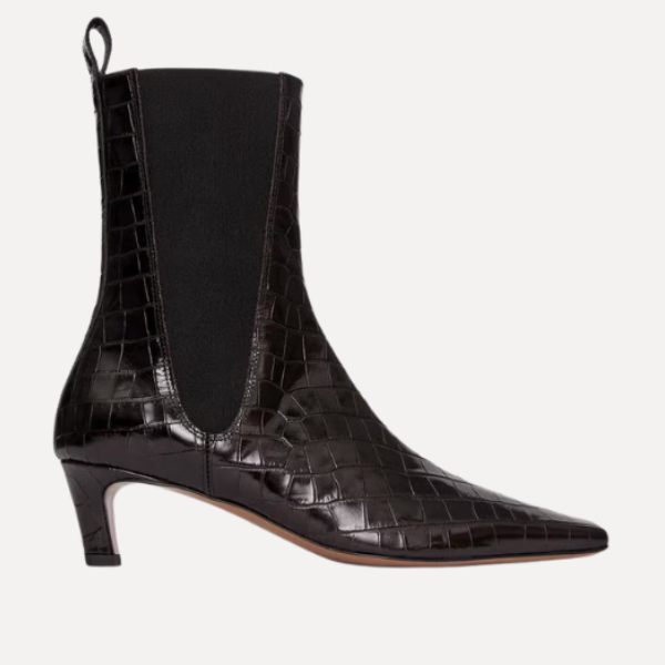 Square-Toe Ankle Boots