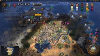 A screenshot from Civilization 7, using the game's maximum graphics settings