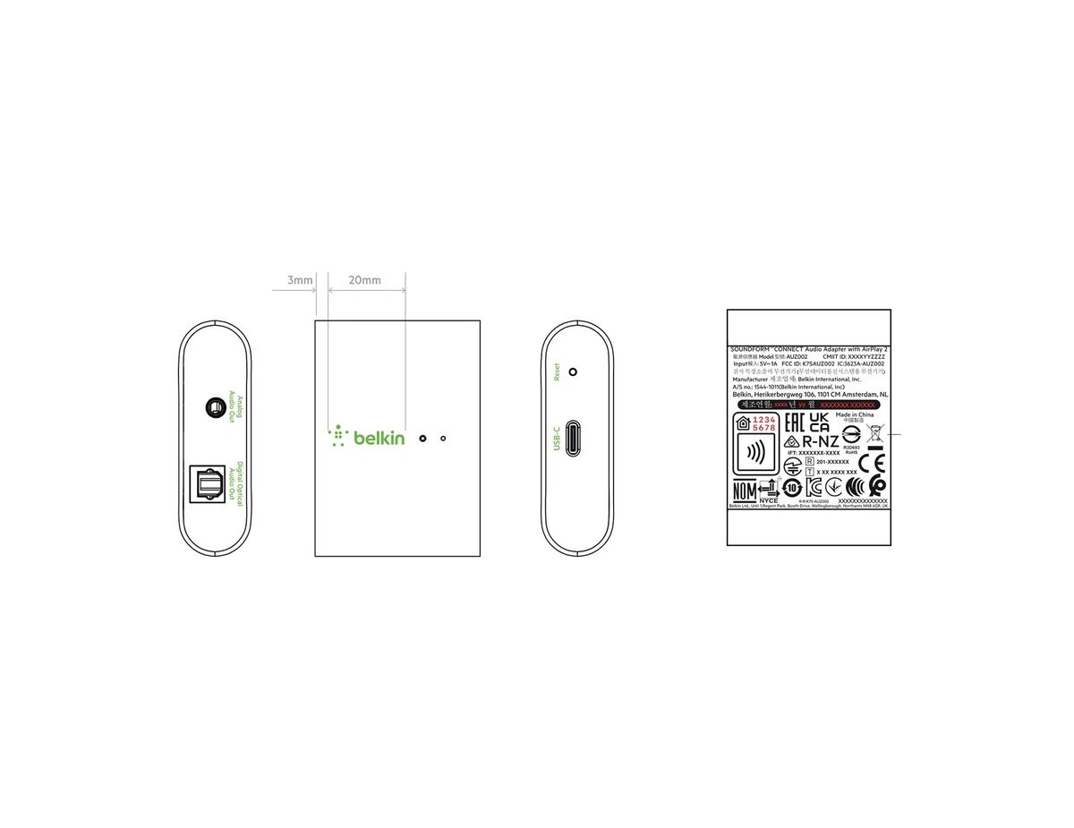 Belkin Soundform Connect Fcc Filing