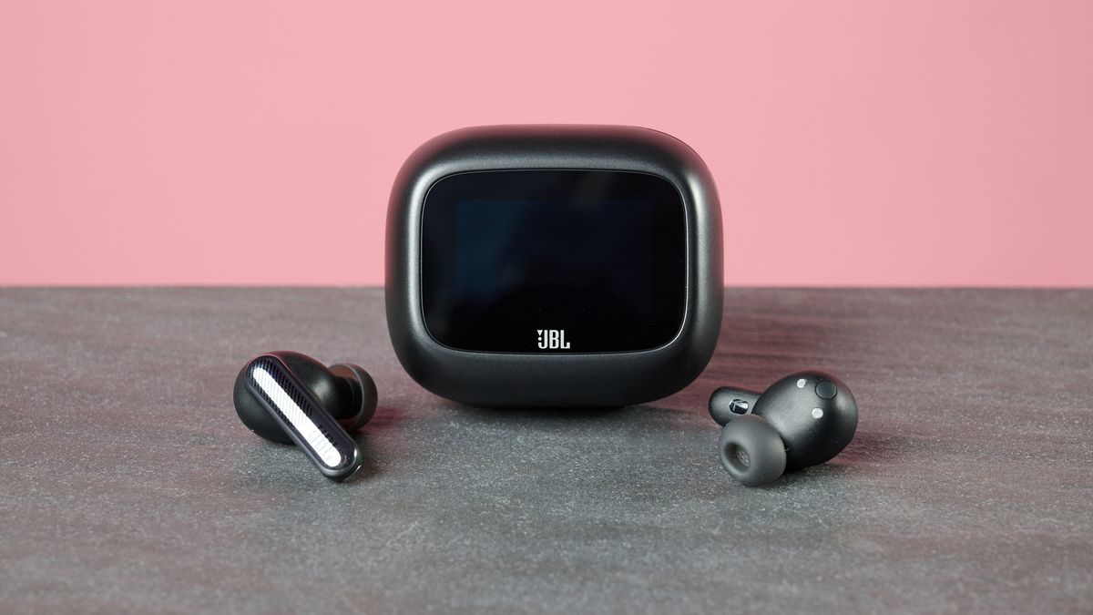 JBL Live Beam 4 on table with screen off