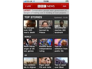 BBC News app - impressing outside of the UK