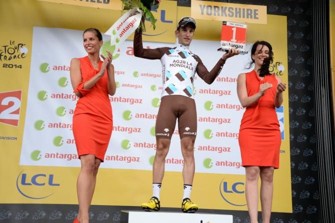 Blel Kadri (Ag2r-La Mondiale) collects the most combative prize