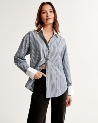 Oversized Poplin Shirt