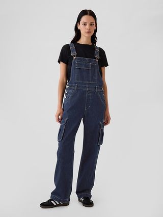 Overall Kargo Denim Santai