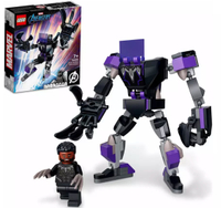 16. LEGO Marvel Black Panther Mech Armour Figure Set  - View at  Argos