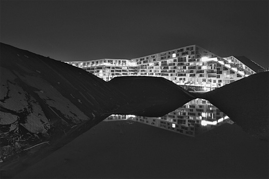 The reflection in the water really makes this monochrome shot work