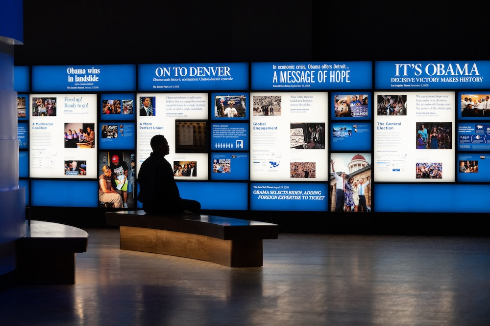 Immersive attractions at The Obama Presidential Center Museum.