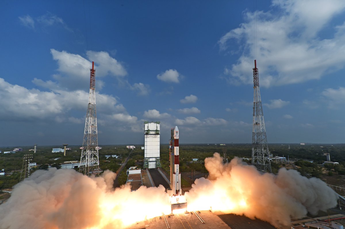 India Launches Record Breaking Satellites On Single Rocket Space