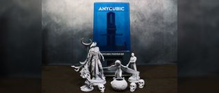 Anycubic Photon D2 with printed miniatures