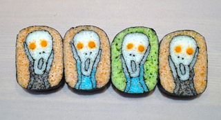 sushi paintings