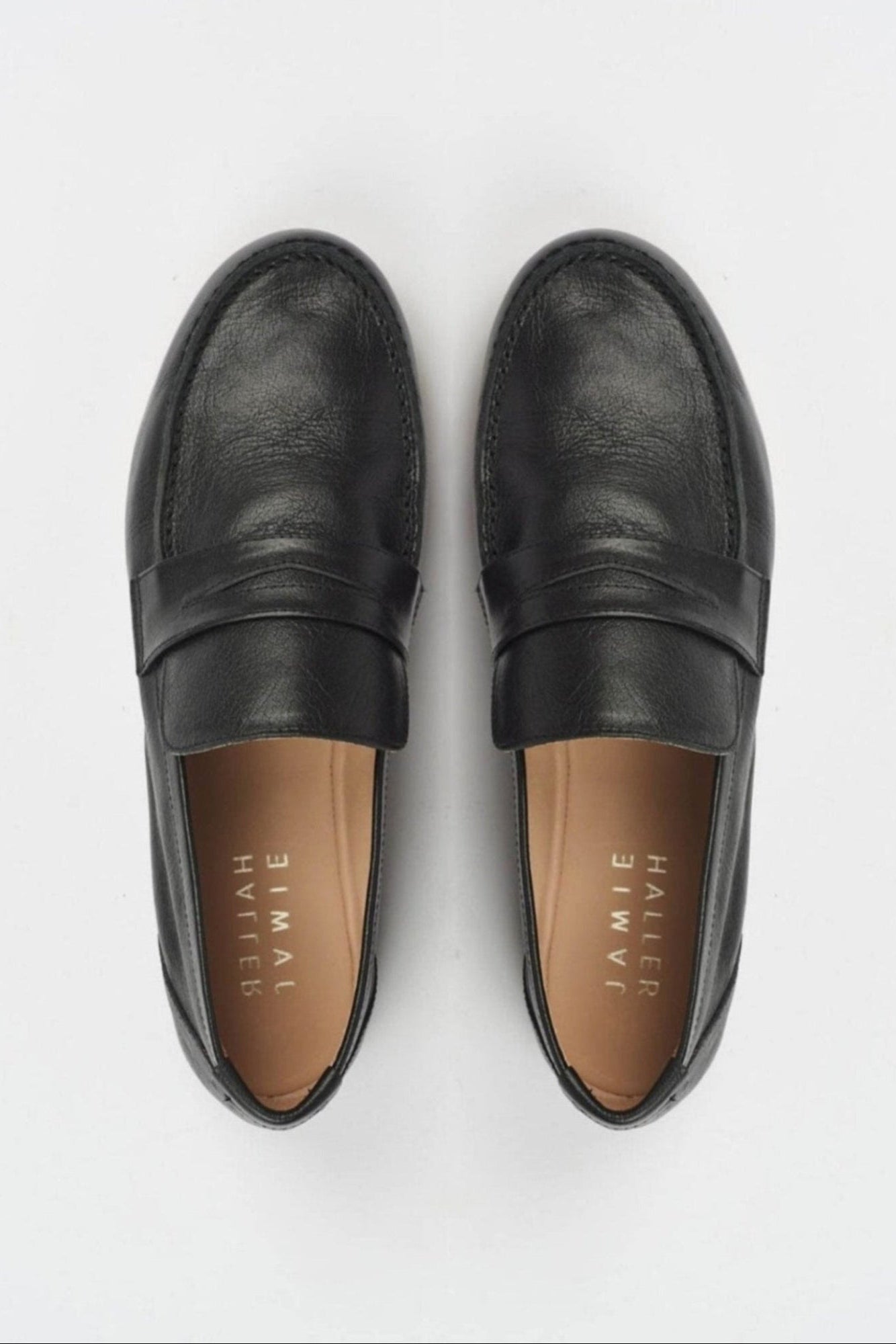 The Penny Loafer in Black - Black / 34